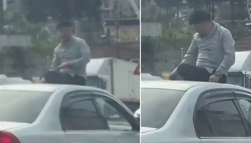 Tüm Dikkatleri Üzerine Çeken Olay: Trafikte Dans Eden Otomobil!