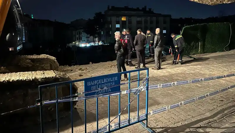 İstanbul'da İnşaat Çalışmasında Beklenmedik Çökme Olayı Yaşandı