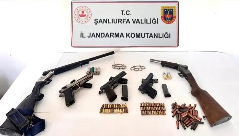 Şanlıurfa'da Ruhsatsız Silahlar İçin Büyük Operasyon: Çok Sayıda Tutuklama