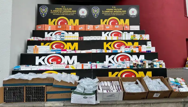 Adana'da Yasa Dışı İlaç Operasyonunda 150 Bin Dolar Değerinde Ele Geçirildi