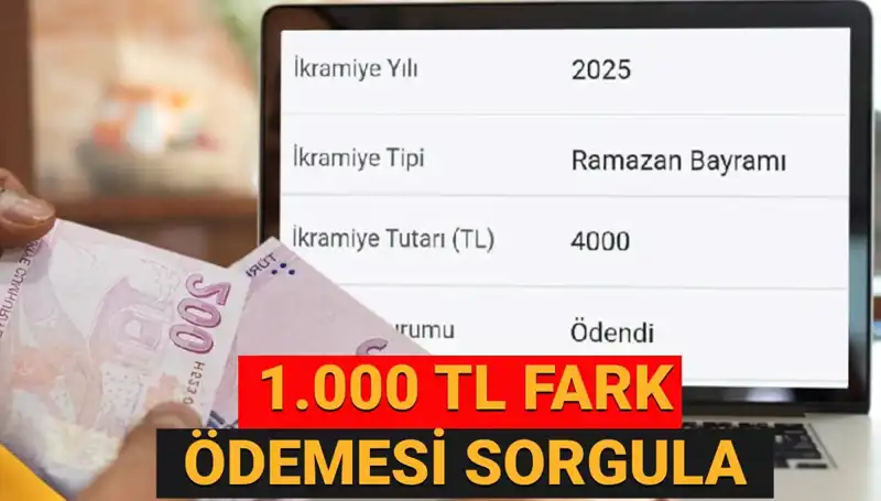 Emekli Bayram İkramiyesi Fark Ödemeleri Yattı mı? 1.000 TL Sorgulama Rehberi