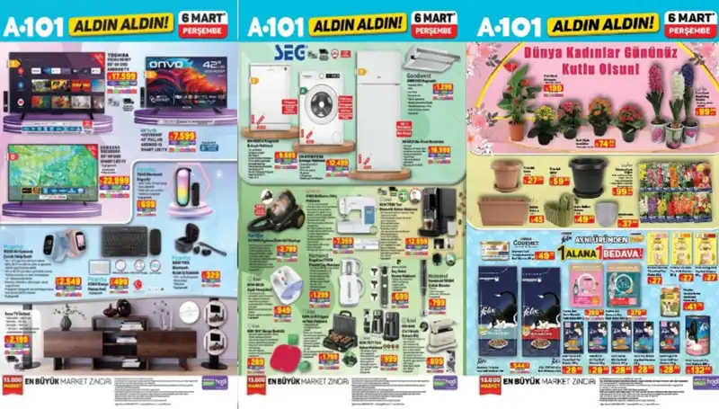 A101 6 Mart Aktüel Ürünleriyle Kaliteli Alışveriş Fırsatları Sunuyor!