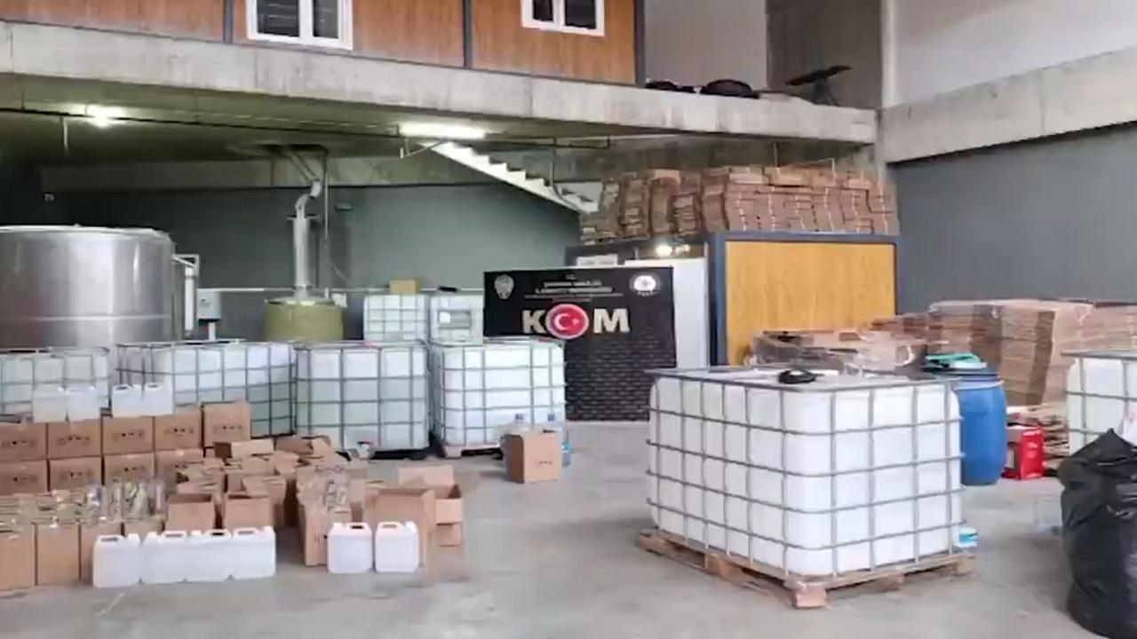 81 İlde Operasyon: 137 Bin Litre Sahte Alkol Ele Geçirildi