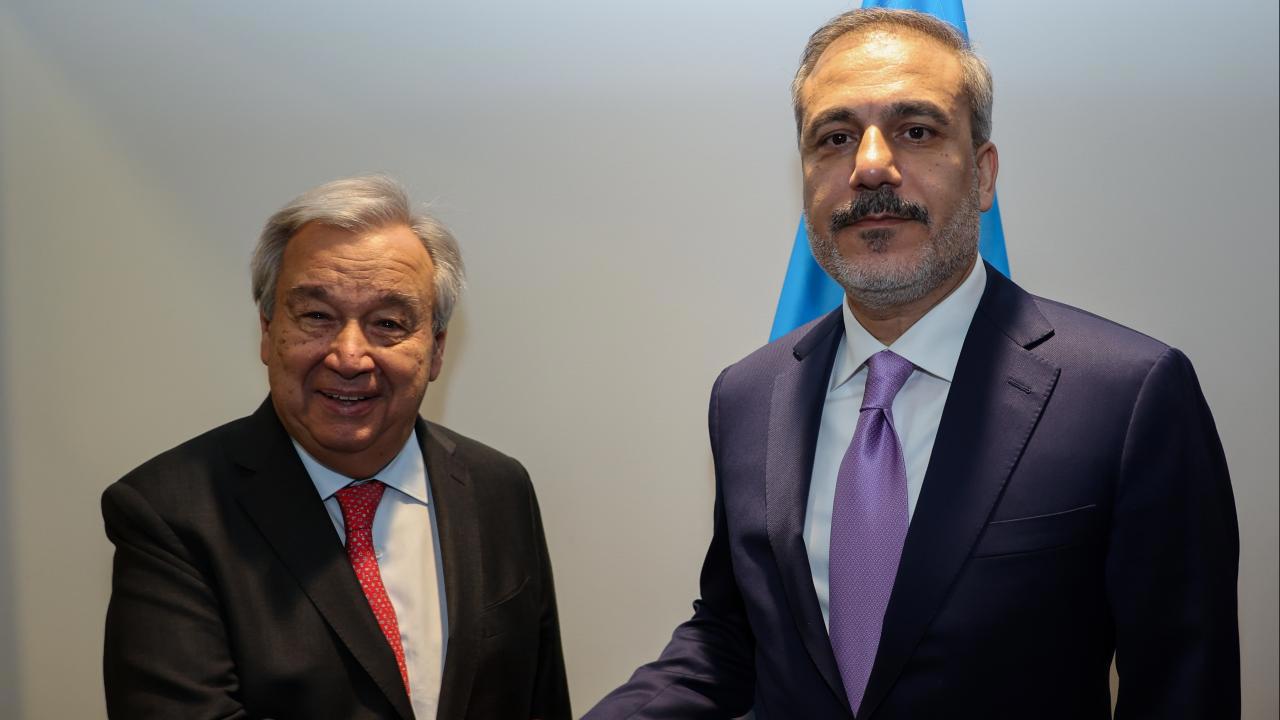 Bakan Fidan'dan BM Genel Sekreteri Guterres İle Görüşme