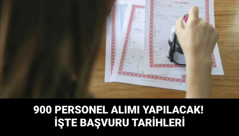 Tapu ve Kadastro Müdürlüğü, 900 Sözleşmeli Personel Alımında Ayrıntılar Açıklanıyor