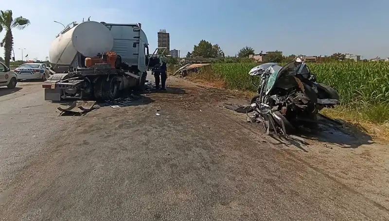 Adana’da Tanker Faciası: Otomobil ve Kamyona Çarpan Kaza Şok Etmişti