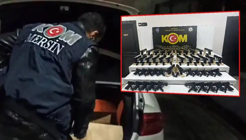 Mersin'de Ele Geçirilen Araç: Silah Deposuyla Şaşkınlık Yarattı